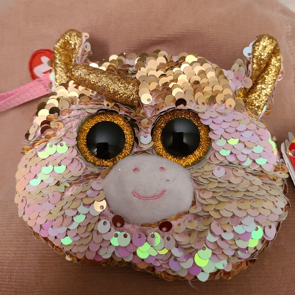 TY Beanie Unicorn Coin Purse